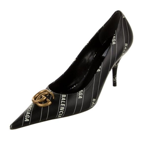 Gucci x Balenciaga graphic pumps